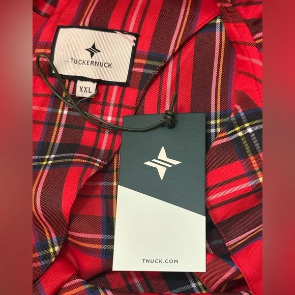 Tuckernuck NWT Royal Stewart Tartan Faye blouse women’s size XXL - Picture 5 of 8